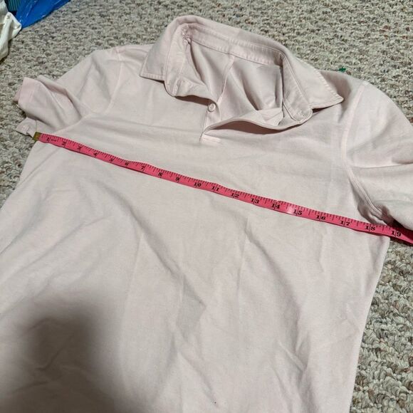 Lululemon Evolution Short Sleeve Polo Shirt in Pink- Size Medium - Picture 4 of 6